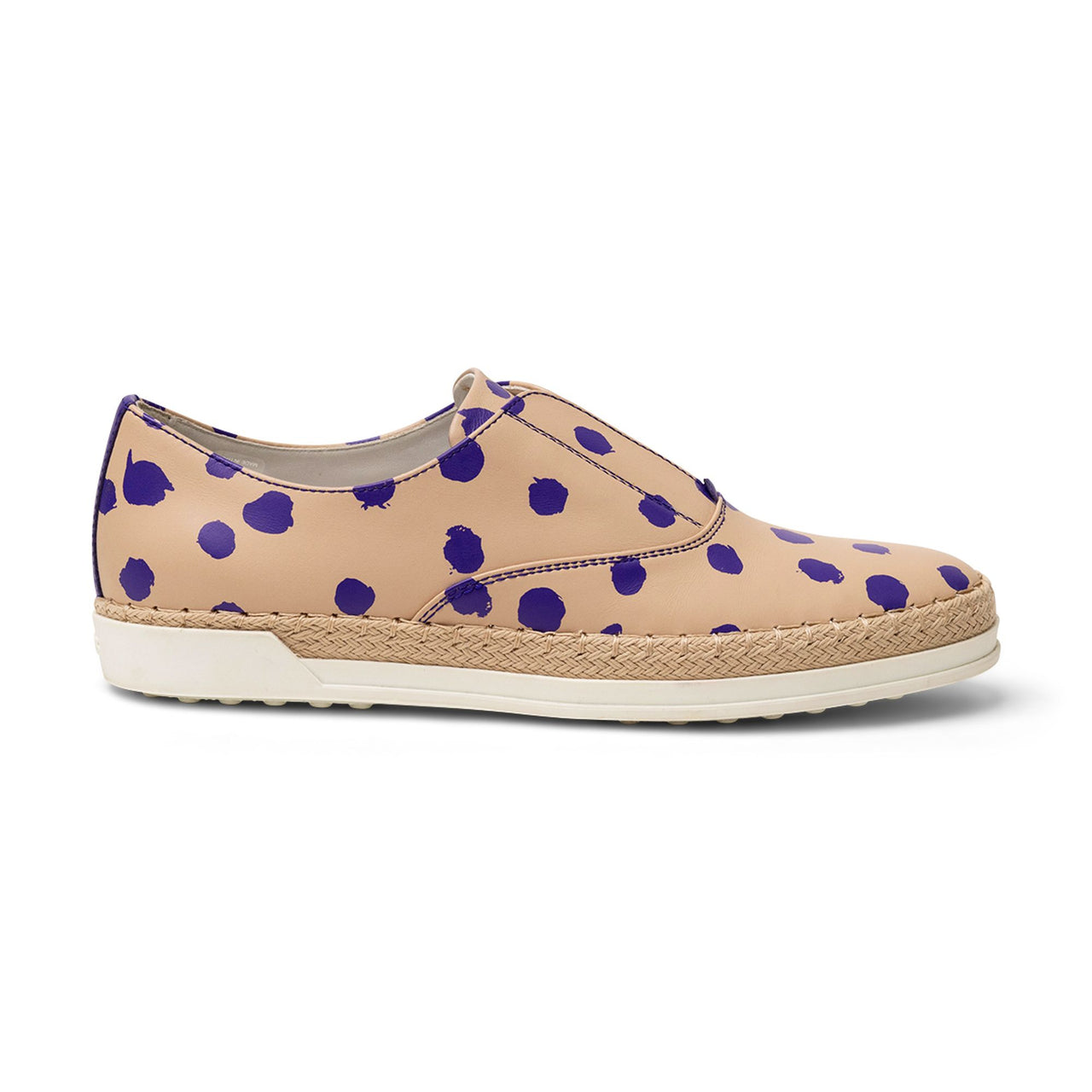 Tod's Francesina Polka-Dot Espadrilles