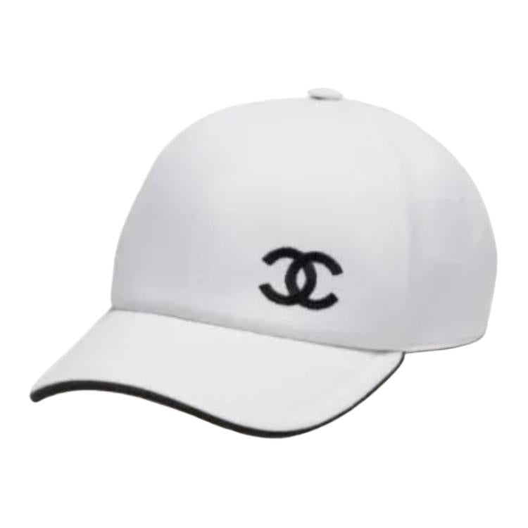 CHANEL - Baseball Caps Unisex White