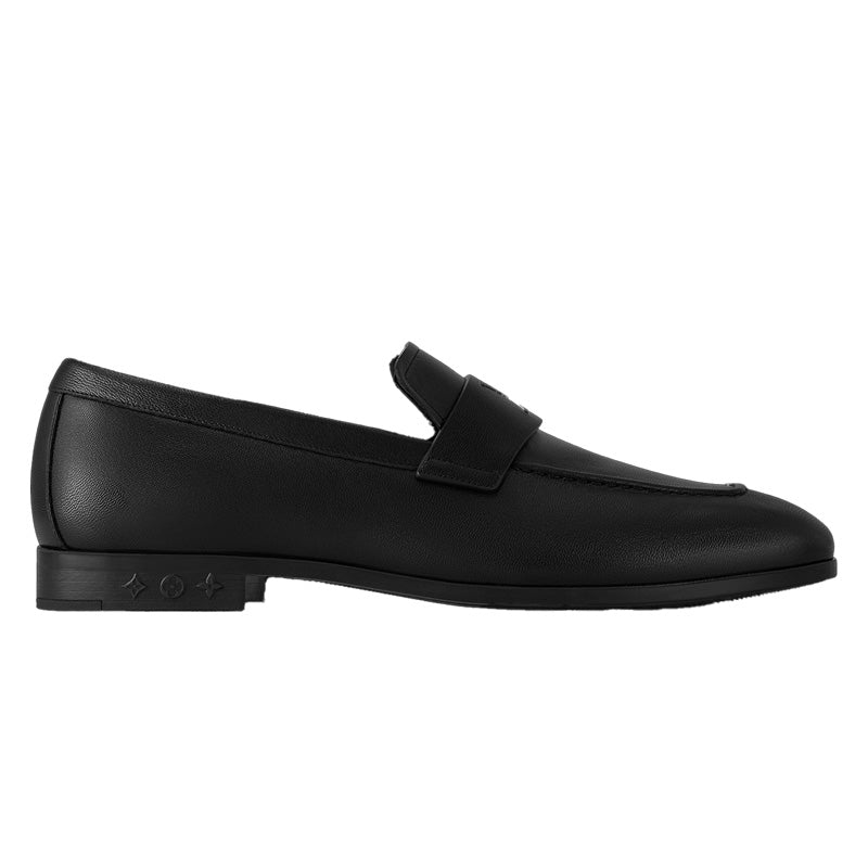 LOUIS VUITTON Glove Loafers Men's Black