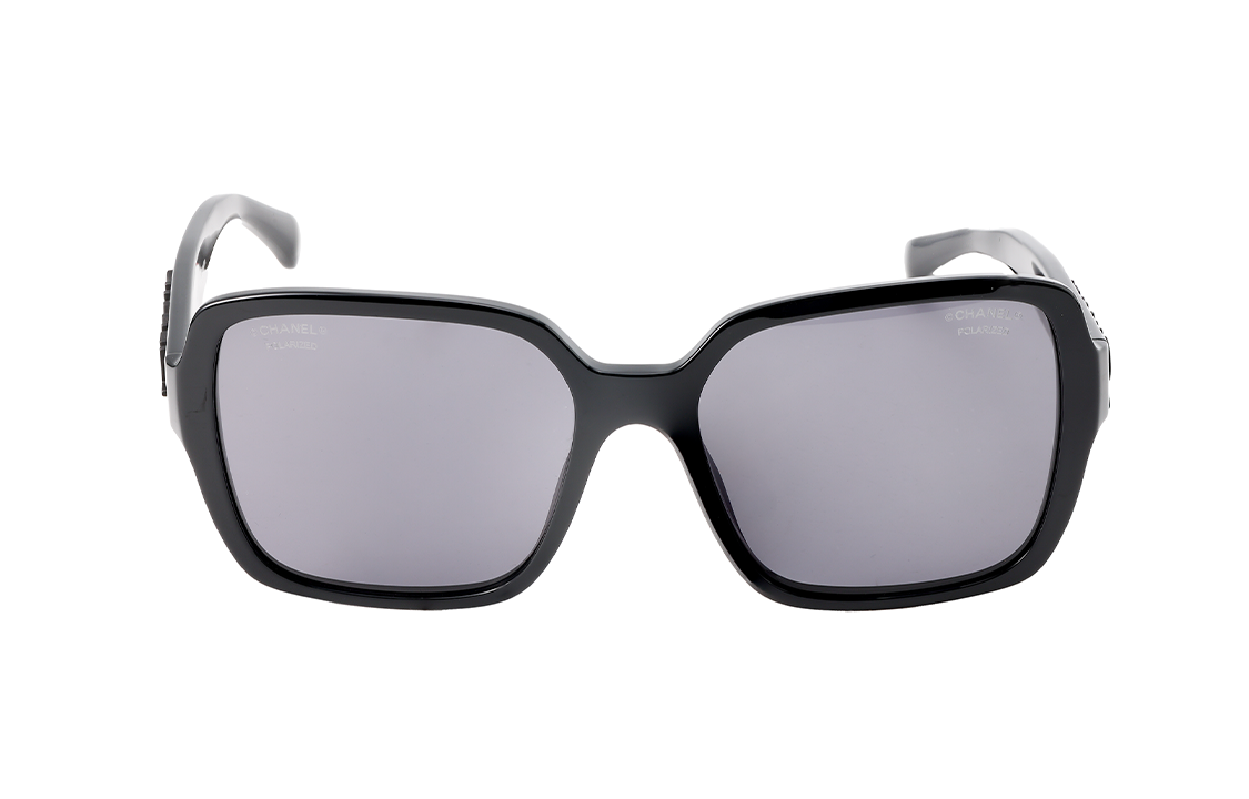 CHANEL Sunglasses Women's Black