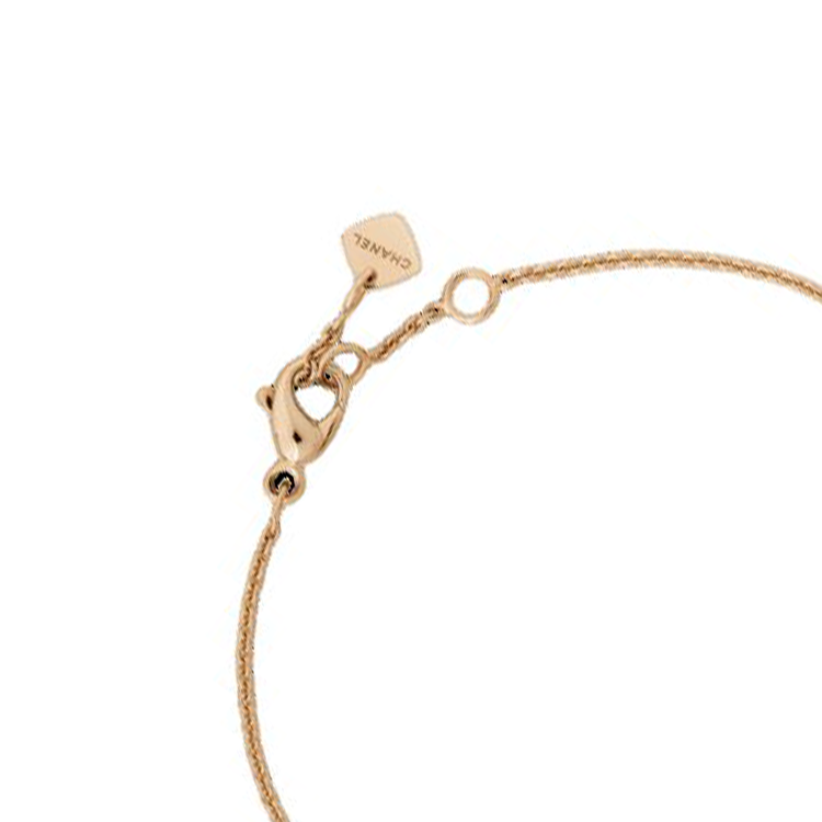 CHANEL 18K Gold Gemstones Wristbands Unisex Gold