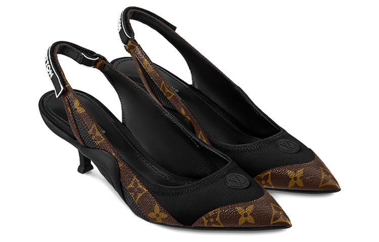 LOUIS VUITTON Archlight Slingback Pumps 'Brown Monogram' Women's