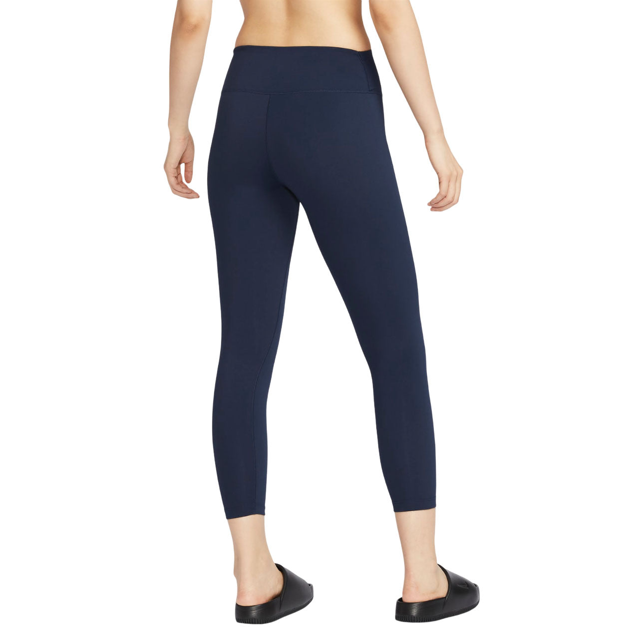 (WMNS) Nike One High-Waisted 7/8 Leggings Asia Sizing 'Obsidian' FN3233-451