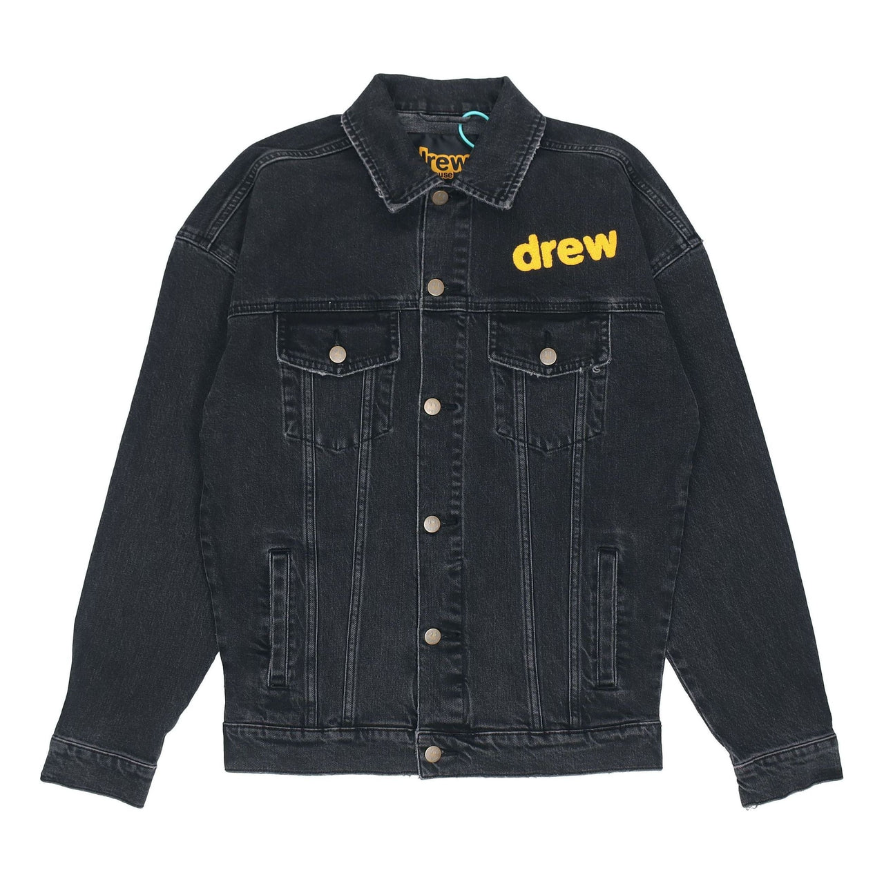 Drew House Chenille Mascot Patch Trucker Jacket 'Black' DR-SS21-20
