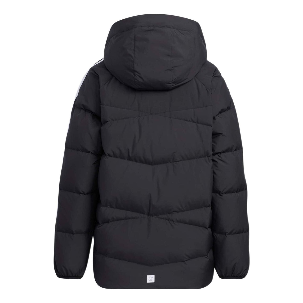 (GS) adidas 3-Stripes Short Length Jacket 'Black White' HM7161