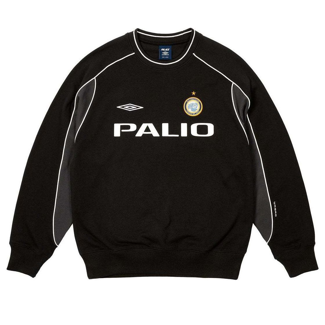 Palace x Umbro Warm Up Crewneck Sweatshirt 'Black' P26UMCS133