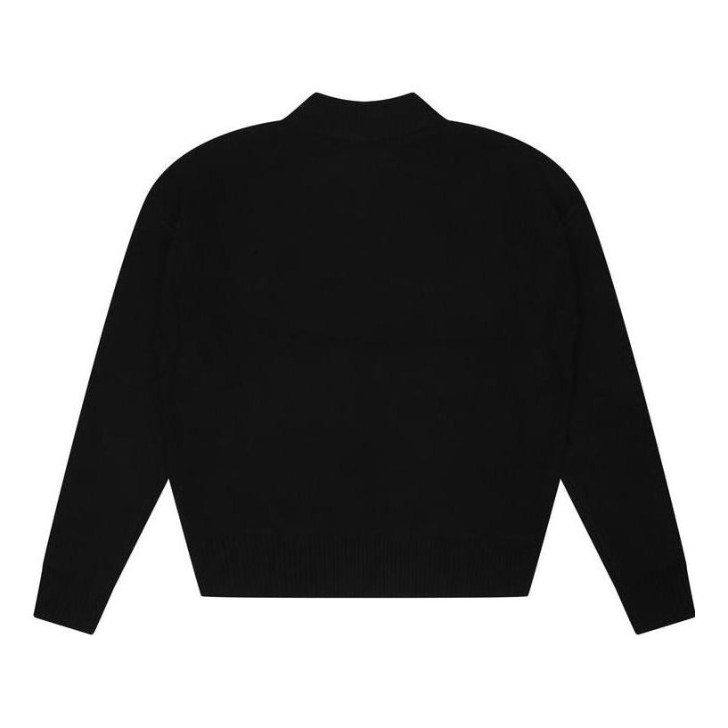 Drew House Mascot Funnel Neck Sweaters 'Black' DR-FW22-517