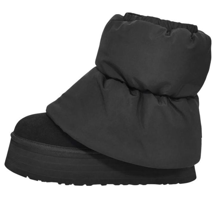 (WMNS) UGG Classic Mini Dipper Puffer Boots 'Black' 1158275-BBLC