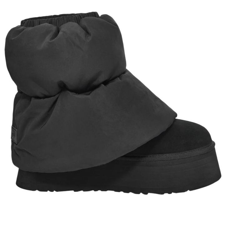 (WMNS) UGG Classic Mini Dipper Puffer Boots 'Black' 1158275-BBLC