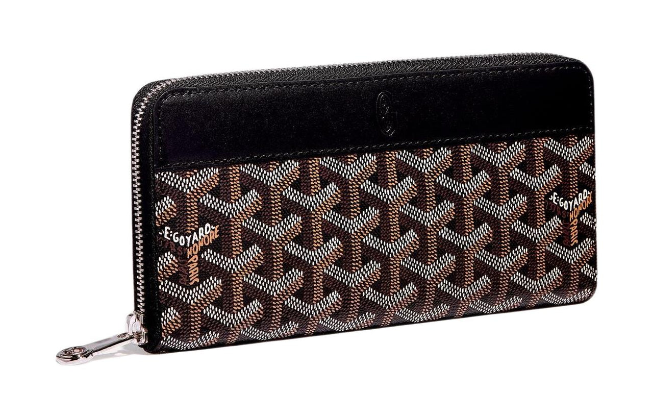 GOYARD MATIGNON Canvas With Leather Clutch Wallet Large Size Unisex 11 Colors