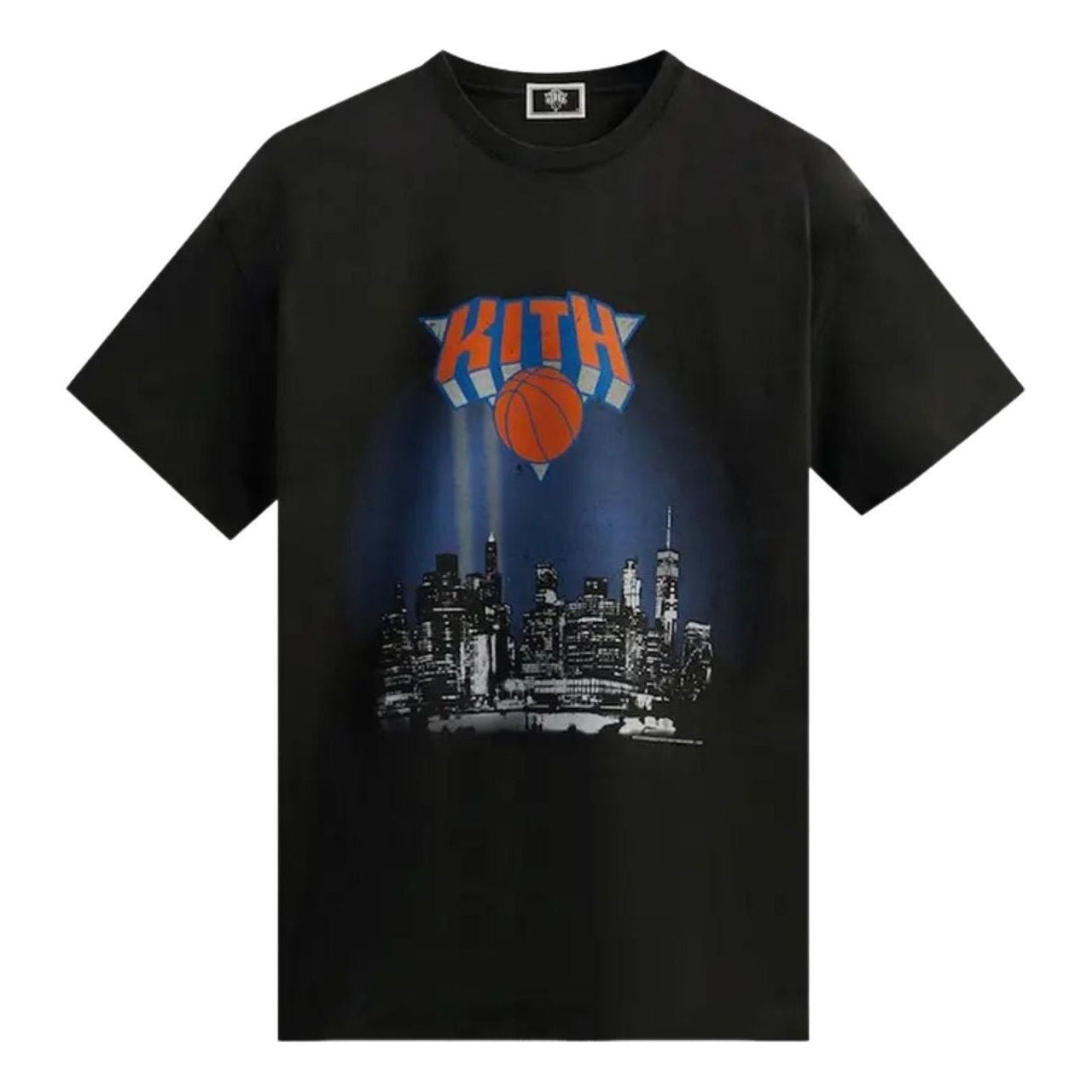 KITH For New York Knicks City Vintage T-Shirt 'Black' KHM030862-001