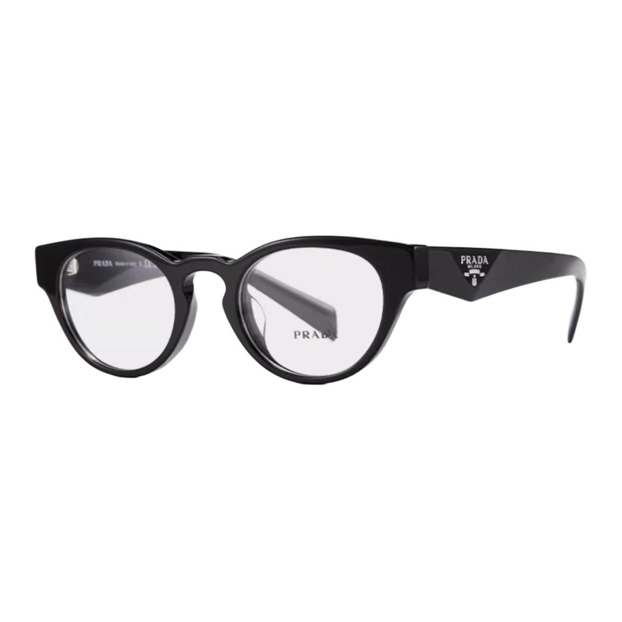 PRADA Plate Frame Round Eyeglass Frames Women's Multicolor