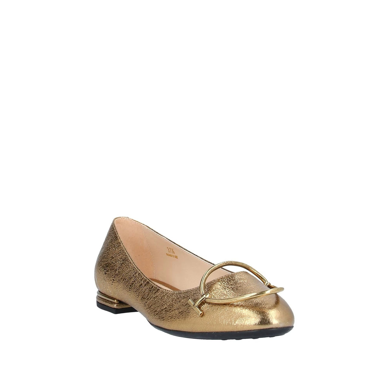 Tod's Circle Detailed Leather Ballerinas