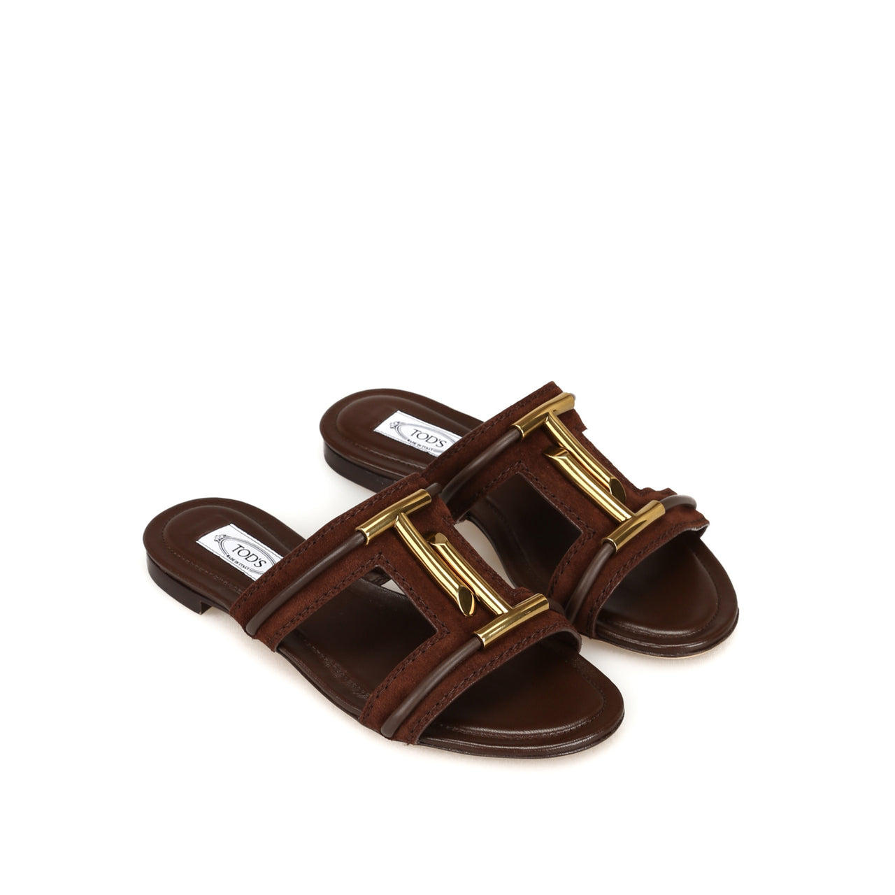 Tod's Double T Suede Sandals