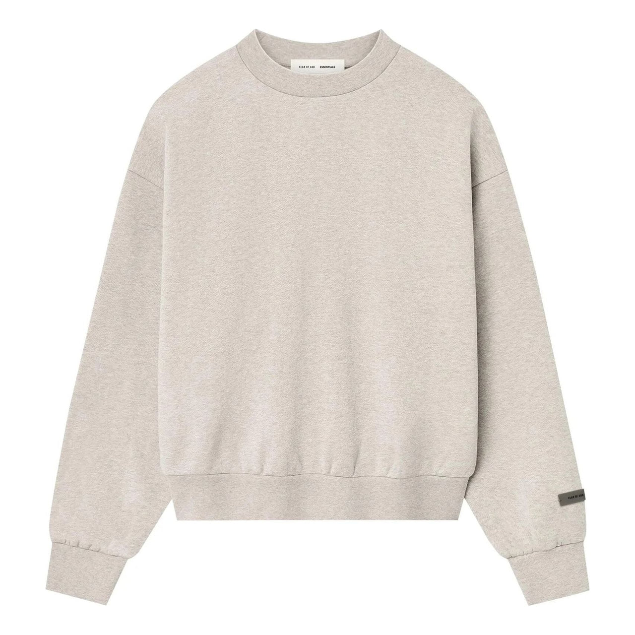 Fear of God Essentials Classic Fit Fleece Crewneck 'Heather Stone' 192SP252042F