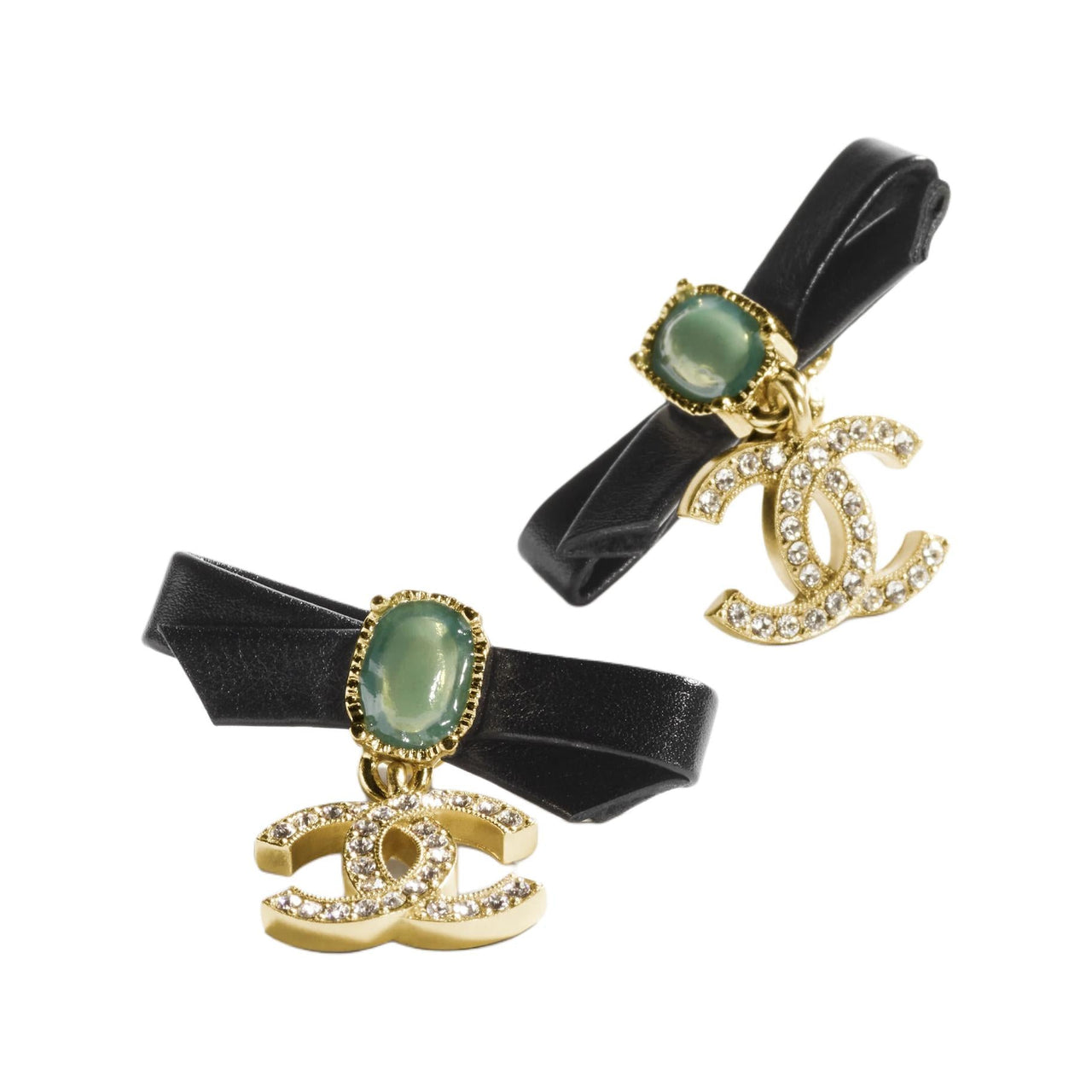 CHANEL Metal Earrings Women's Gold