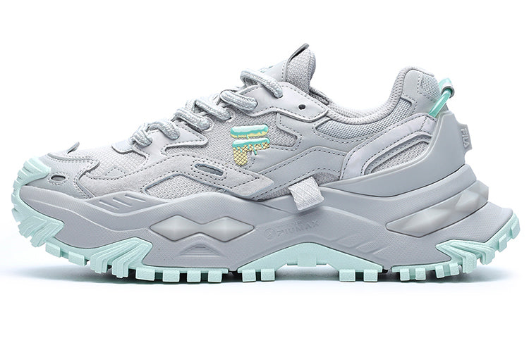 (WMNS) FILA FUSION Bianco Sneakers 'Grey Blue' T12W221303FVC