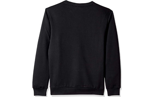 PUMA logo Printed Sports Pullover Fleece Black 855069-01