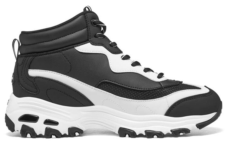 (WMNS) Skechers D'Lites 1.0 'Black White' 167265-BKW