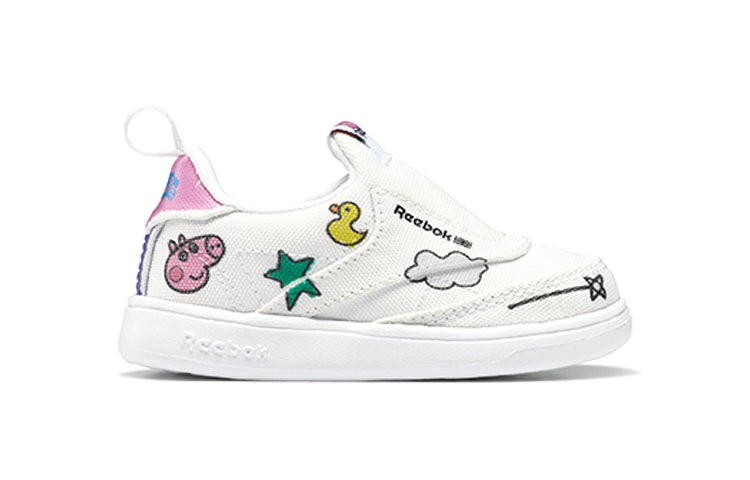 (TD) Reebok Peppa Pig x Club C Slip-On 4 Toddler 'Play Dreamy' H05205