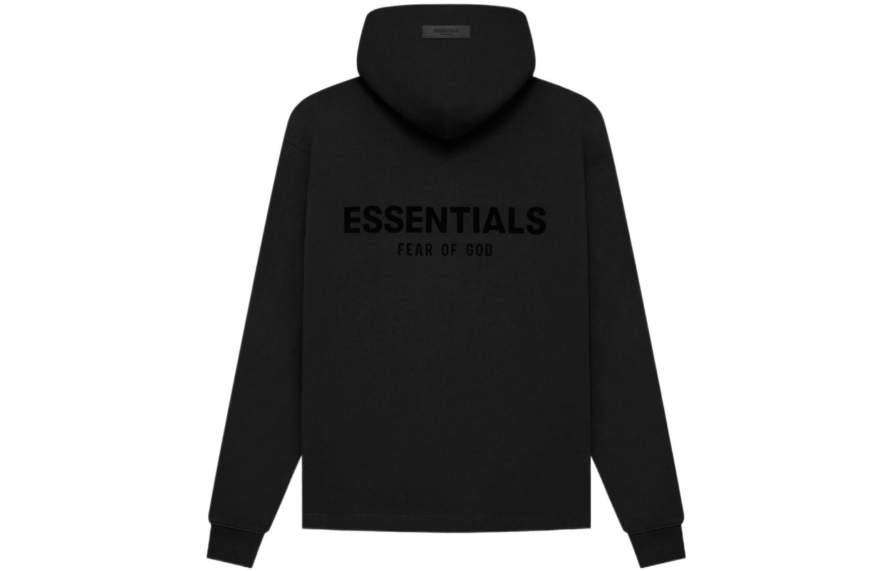 Fear of God Essentials SS22 Relaxed Stretch Limo Hoodie 'Black' FOG-SS22-334