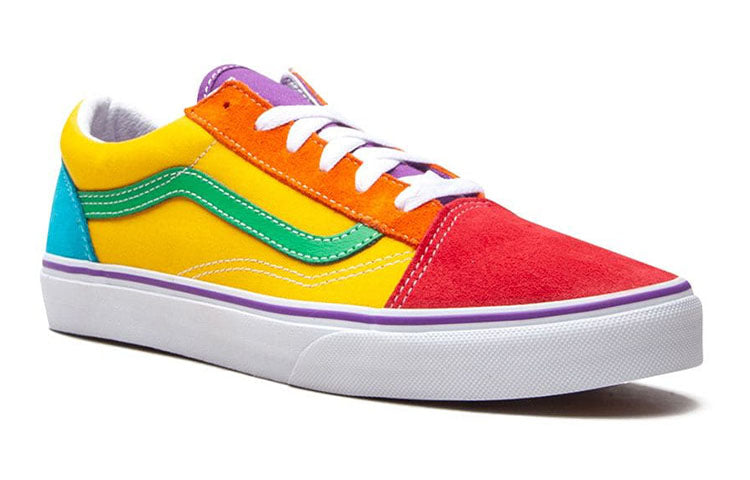 (GS) Vans Old Skool 'Rainbow Colorblock' VN0A4UHZ2JD