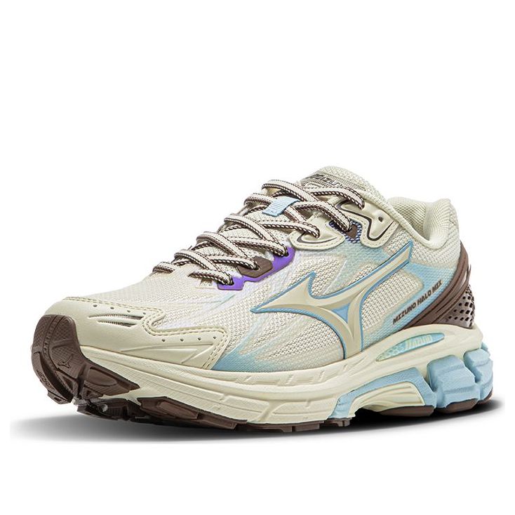 (WMNS) Mizuno Halo Mix 'Beige Blue Brown' D1GH240816