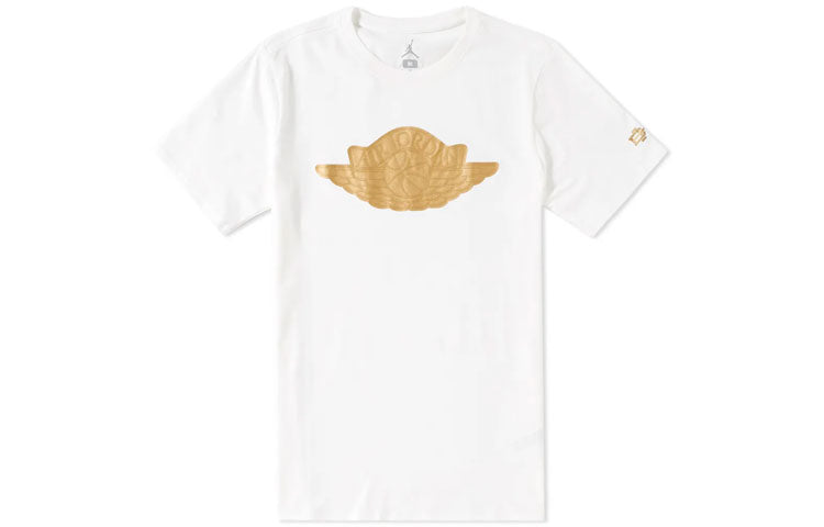 Nike Apparel s Men Air Jordan BHM Wings S/S T-Shi White 886616-100