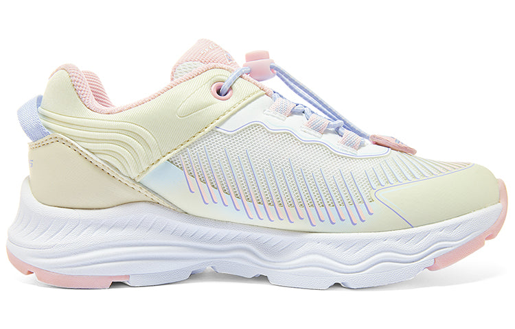 (GS) Skechers Casual Running Shoes 'Yellow White Pink' 303415L-OFPK