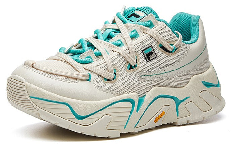 (WMNS) Fila Fusion Shoes 'Cream White Green' T12W034104FWP