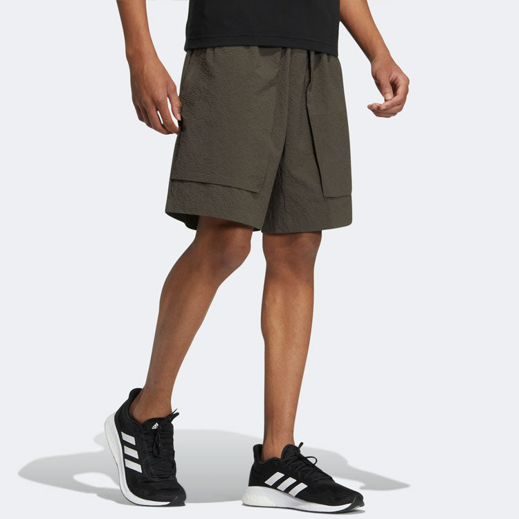 Men's adidas WJ WV SHORTS Sports Green HE5158