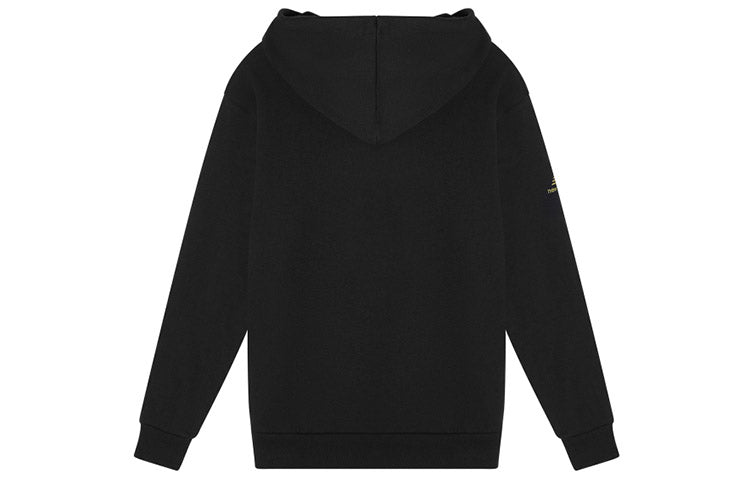 New Balance Graphic Print Hoodie 'Black White' AMT11336-BK