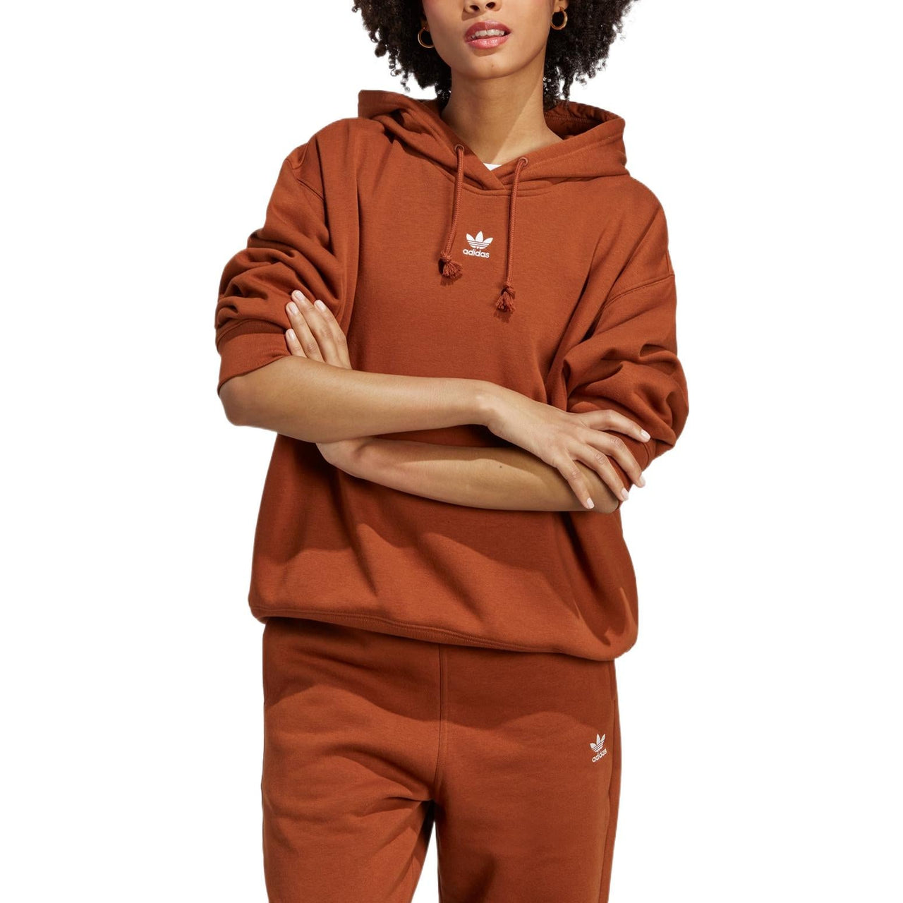 (WMNS) adidas Adicolor Hoodie 'Brown' IK7691