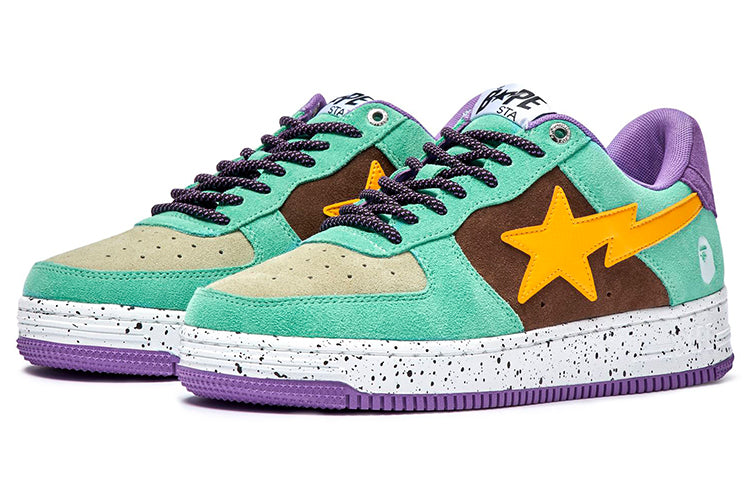 A BATHING APE Sta Yellow Green 1I20-191-008
