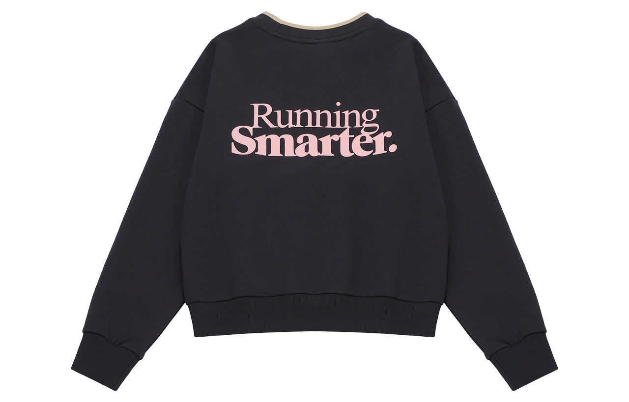 (WMNS) New Balance Athletics 70s Crewneck Sweatshirt 'Black Pink' AWT23552-PHM