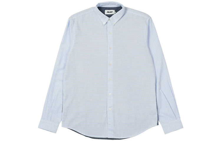 PALACE Back Anti-war Pattern Long Sleeves Shirt Unisex Gray P20SHT025