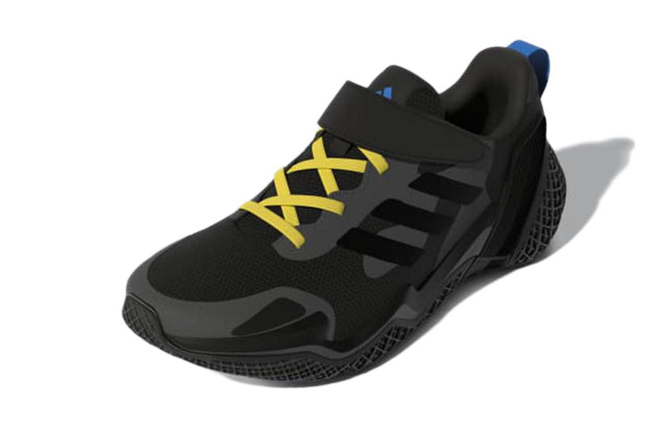 (GS) adidas 4uture Running Shoes 'Black Blue Yellow' HP3069