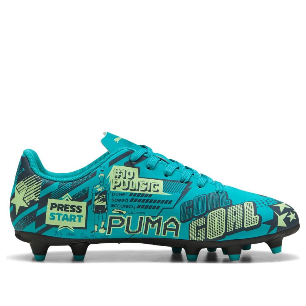 (GS) PUMA Christian Pulisic x Ultra Legacy FG/AG 'Allover Print - Deep Aqua' 108775-03