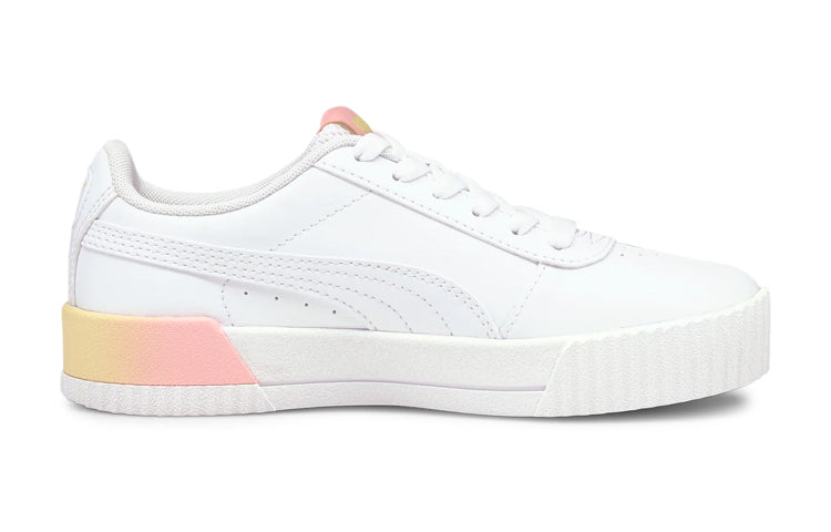 (GS) PUMA Carina Summer Fade 'White Yellow' 368765-01