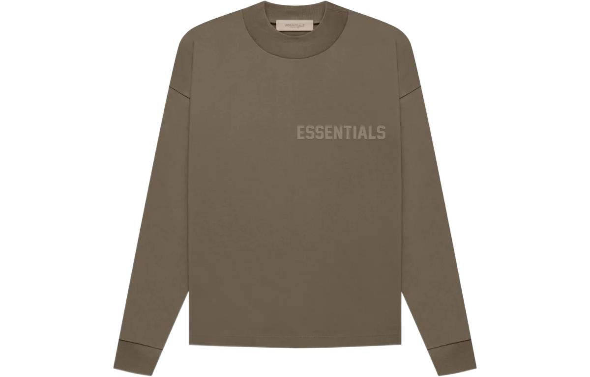 Fear of God Essentials FW22 Long Sleeve Tee 'Wood' FOG-FW22-478