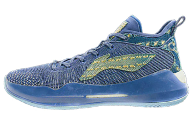 Li-Ning Yushuai XIII Premium Low Basketball Shoes 'Blue Yellow' ABAQ013-15