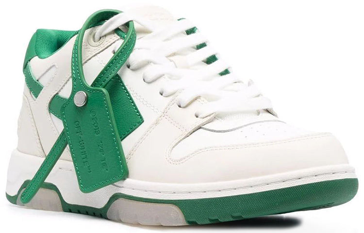 Off-White Out Of Office Low-Top sneaker 'Green White' OMIA189F21LEA0010455