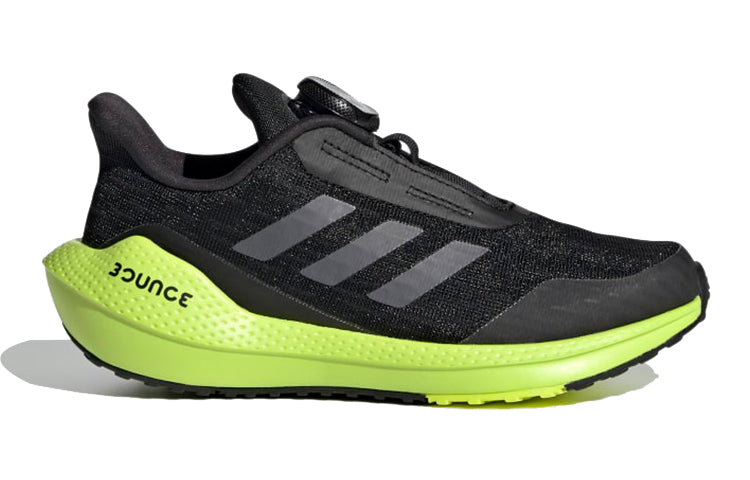 (GS) adidas EQ Run Boa K Shoes Black/Green FX2259