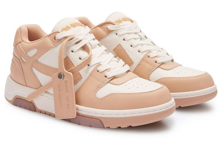 (WMNS) Off-White Out Of Office Low-Top Sneaker 'Tan White' OWIA259F22LEA0010134