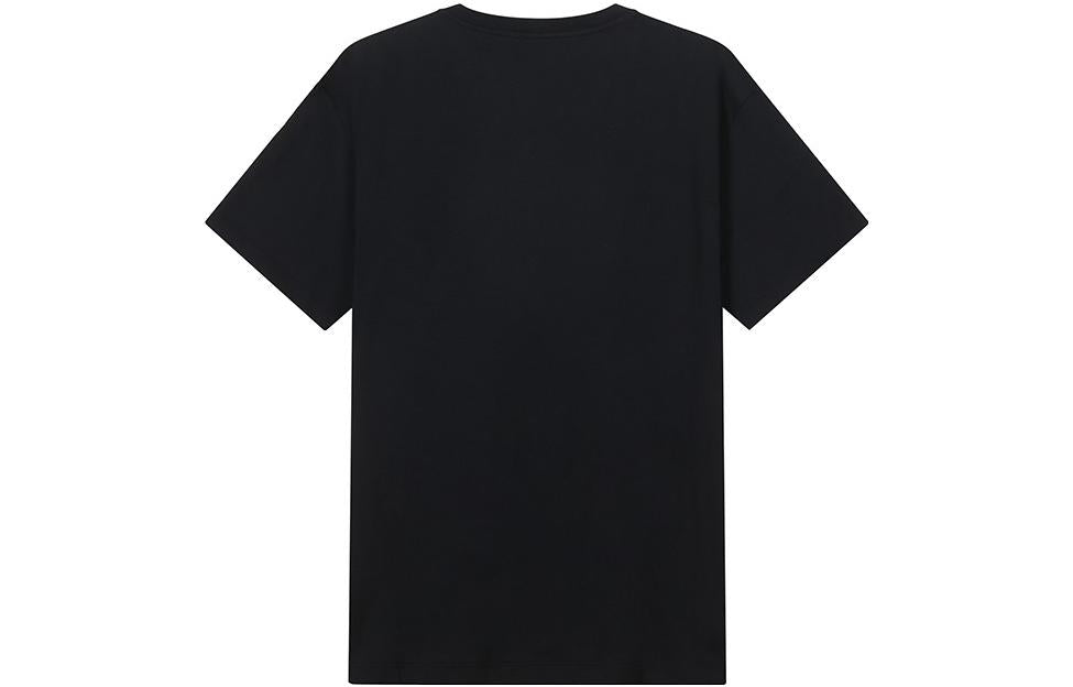 Men's Gucci FW21 Interlock Double G Printing Cotton Short Sleeve Black T-Shirt 548334-XJDNH-1082