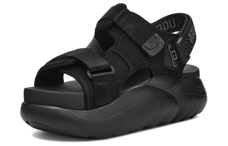 (WMNS) UGG LA Alto Cross Strap 'Black' 1152688-BLK