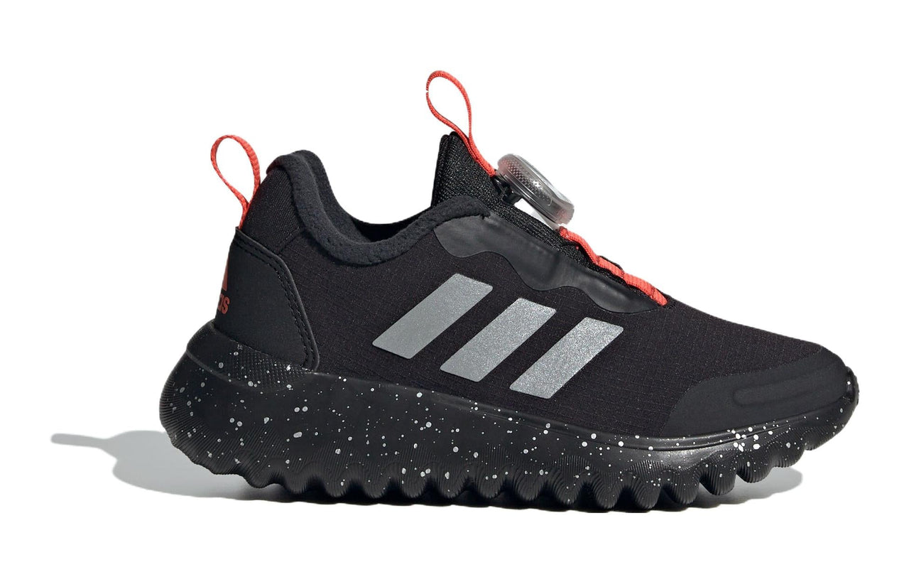 (GS) adidas Activeflex 3.0 Slip On 'Black Silver Red' IG0589