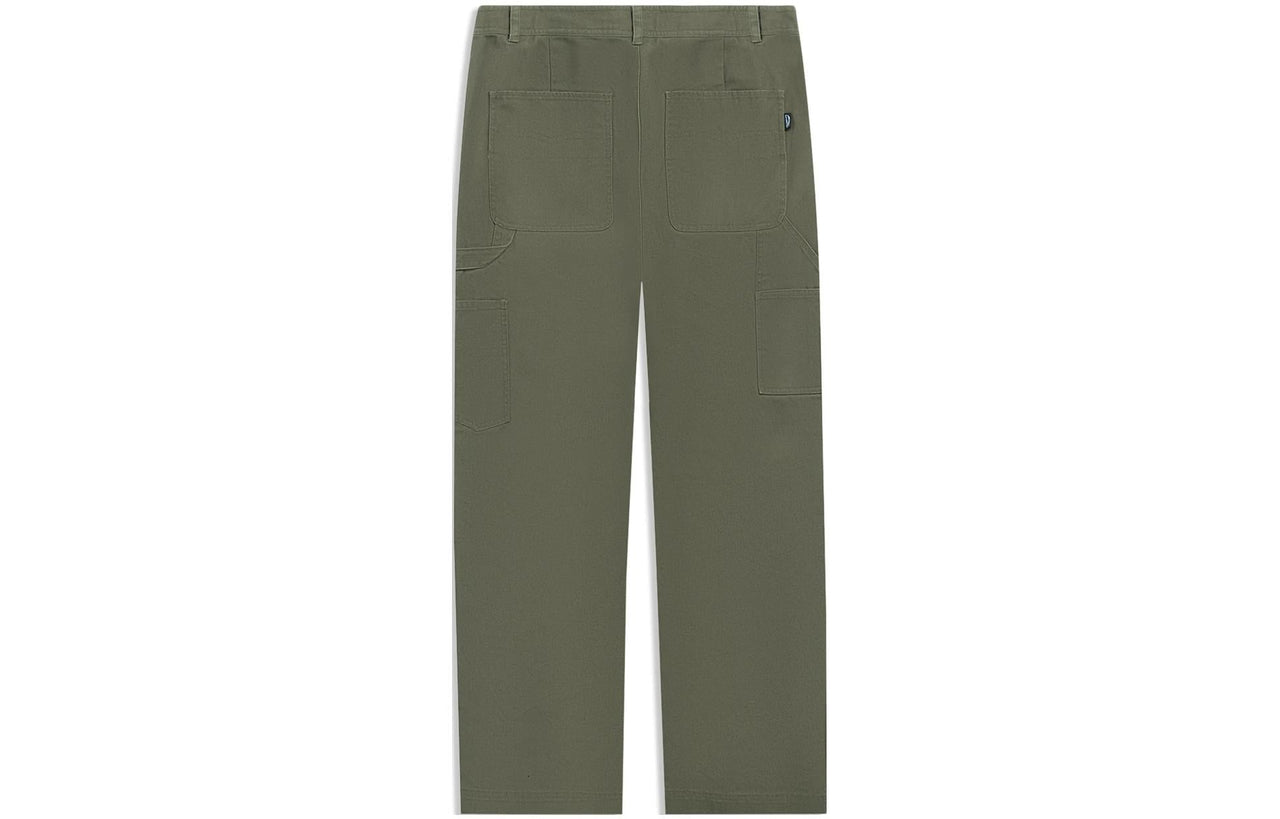 Li-Ning Skateboarding Graphic Straight Pants 'Military Green' AKXT049-2