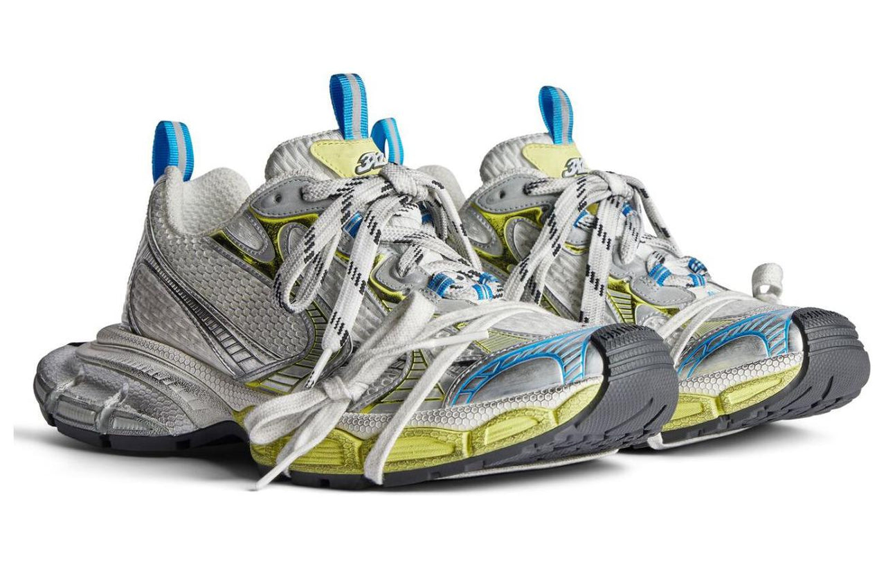 (WMNS) Balenciaga 3XL Sneaker 'White Yellow Blue Mesh' 734731W3XL59074