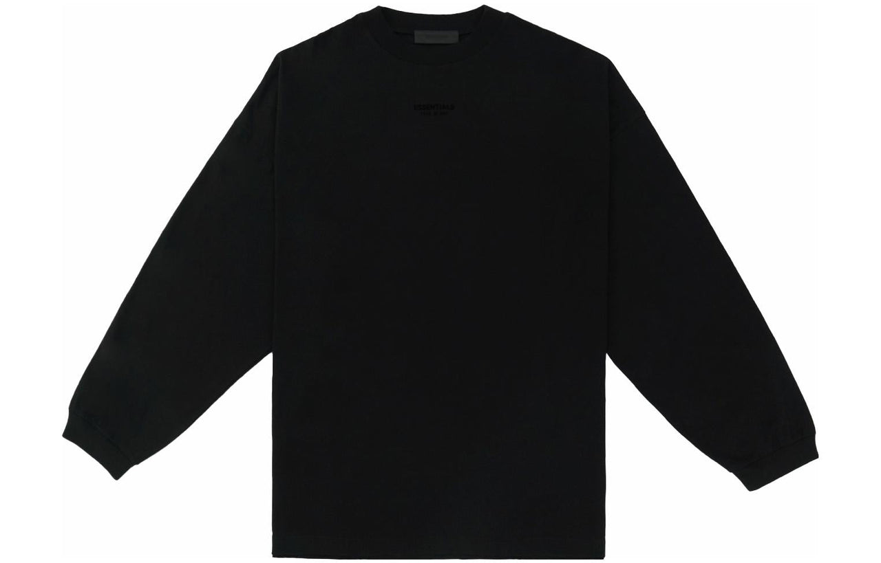 Fear of God Essentials FW23 Long Sleeve Tee 'Jet Black' 125BT232010F